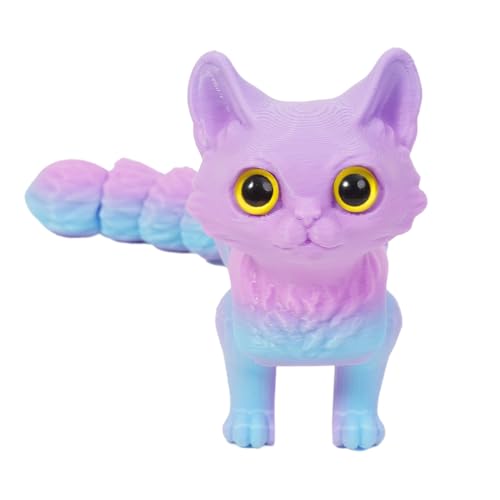 Davivian 3D-Gedruckte Fidget-Spielzeuge - Katzen Fidget Figur Mit Beweglichen Gliedern - Bewegliche Gelenke Niedliche Statuen Partygeschenke für das Wohnzimmer Büro Schreibtisch und Tisch Kinder Davivian 3D-Gedruckte Fidget-Spielzeuge - Katzen Fidget Figur Mit Beweglichen Gliedern - Bewegliche Gelenke Niedliche Statuen Partygeschenke für das Wohnzimmer Büro Schreibtisch und Tisch Kinder von Davivian