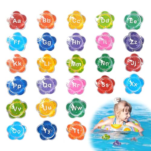 Davivian Bath Letters,Outdoor Spielzeug | 26 Stück wasserdichte Badebuchstaben Für Und Badewanne, Pool Spielzeug Davivian Bath Letters,Outdoor Spielzeug | 26 Stück wasserdichte Badebuchstaben Für Und Badewanne, Pool Spielzeug von Davivian