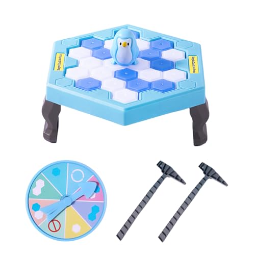 Davivian Brettspiel Für Kinder | Pinguin Rettungsspiel Auf,Lustiges Kinderspiel Puzzle Für Interaktiven Winter Familienspaß von Davivian