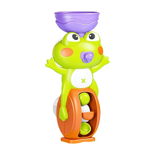 Davivian Duschspielzeug,Wasserspielzeug für die Badewanne - Mit Saugnapf Froschform Lernspiel Für Sensorik Ab 3 Jahren Für Und Mädchen Drinnen & Draußen von Davivian