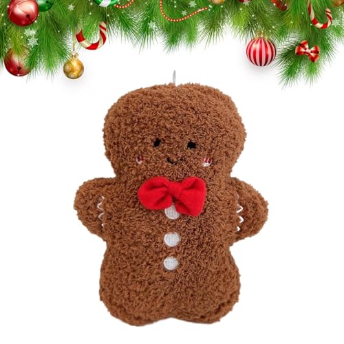 Davivian Gingerbread Plush 18 cm | Plüschiges Spielzeugkissen,Weihnachtsdekoration Für Festliche Zuhause Party Wohnzimmer Sofa Sitz Tür Tisch Fenster Baum Davivian Gingerbread Plush 18 cm | Plüschiges Spielzeugkissen,Weihnachtsdekoration Für Festliche Zuhause Party Wohnzimmer Sofa Sitz Tür Tisch Fenster Baum von Davivian