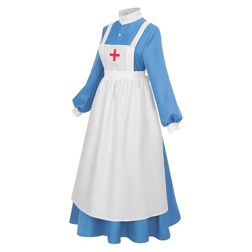 Davivian Halloween Uniform | Halloween Uniform Oberteil - Historisches Outfit Mit Schürze Für Rollenspiel Veranstaltungen Events Auftritte Davivian Halloween Uniform | Halloween Uniform Oberteil - Historisches Outfit Mit Schürze Für Rollenspiel Veranstaltungen Events Auftritte von Davivian