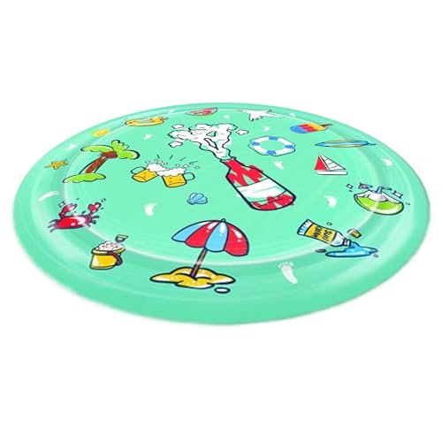 Davivian Katzen Wasserspielmatte | Outdoor Haustier Wasserspielmatte,Klappbare Kühlmatte Für Haustiere Kinder Und Garten Davivian Katzen Wasserspielmatte | Outdoor Haustier Wasserspielmatte,Klappbare Kühlmatte Für Haustiere Kinder Und Garten von Davivian