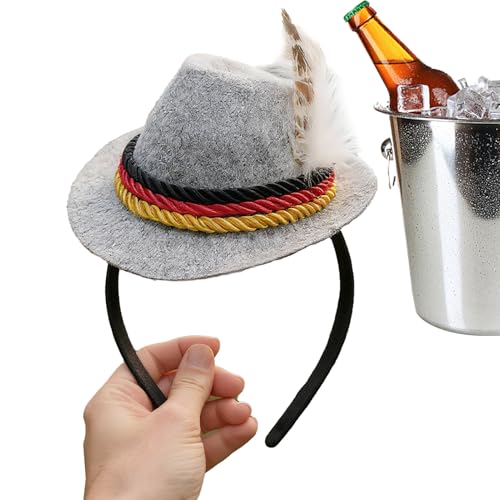 Davivian Oktoberfest Kopfschmuck, Kopfbedeckung Für Erwachsene Bei Festen & Veranstaltungen, Filz Retro Kopfschmuck für Erwachsene Halloween Partys Davivian Oktoberfest Kopfschmuck, Kopfbedeckung Für Erwachsene Bei Festen & Veranstaltungen, Filz Retro Kopfschmuck für Erwachsene Halloween Partys von Davivian