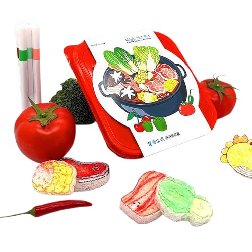 Davivian Rollenspiel Küchenspielzeug,3D Blasenmalerei Spielzeug Für Lebensmittel - Pädagogisches Lernspielzeug Rollenspiel Lebensmittel Für Kinder Mädchen von Davivian