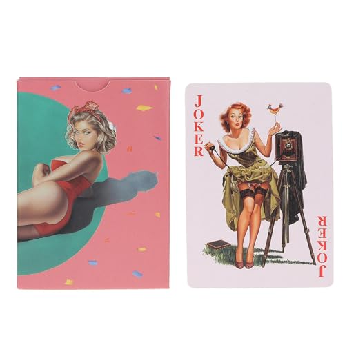 Davivian Spielkarten - Retro-Design Poker Kartenspiel - Sammelbares Tischspiel Für Herrenrunde Partys Veranstaltungen Reise Davivian Spielkarten - Retro-Design Poker Kartenspiel - Sammelbares Tischspiel Für Herrenrunde Partys Veranstaltungen Reise von Davivian