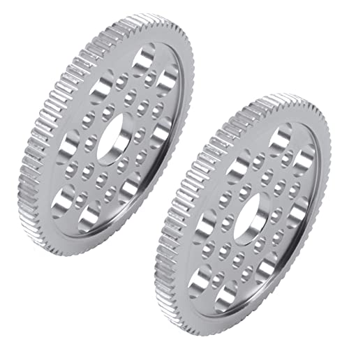 Dawafit 2X Aluminiumlegierung 48 P Stirnradgetriebe 80 T für D3 S Xi Xis 1/10 Drift Rennwagen Dawafit 2X Aluminiumlegierung 48 P Stirnradgetriebe 80 T für D3 S Xi Xis 1/10 Drift Rennwagen von Dawafit