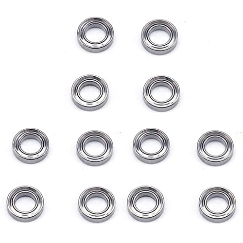 Daweglop 12Stücke 144001-1297 Lager für 144001 1/14 4WD RC Auto Teile Upgrade ZubehöR, 4X7X1.8 Daweglop 12Stücke 144001-1297 Lager für 144001 1/14 4WD RC Auto Teile Upgrade ZubehöR, 4X7X1.8 von Daweglop