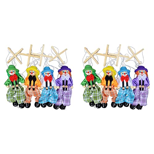 Daweglop 8 Packungen Clown Spielzeug Kreative Ziehschnur Puppe Kind Spielzeug für Eltern Kind Interaktives Spielzeug Kinder Daweglop 8 Packungen Clown Spielzeug Kreative Ziehschnur Puppe Kind Spielzeug für Eltern Kind Interaktives Spielzeug Kinder von Daweglop
