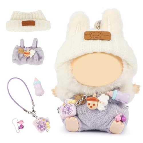 Puppenkleidung, 17 cm/15 cm Puppen-Outfit-Set, luxuriöser schicker Stil, High-End-Mode, geeignetes Puppenzubehör (keine Puppe) (lila) von Dawnarriv