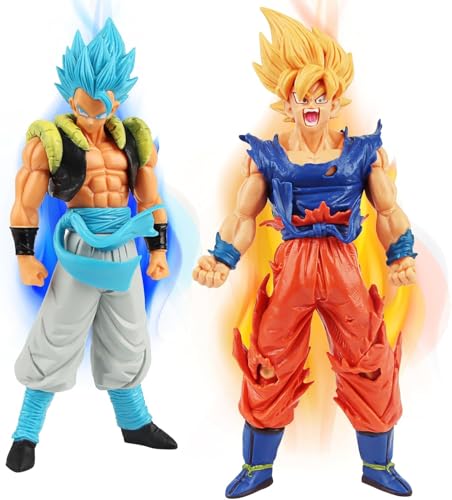 Dawumin 2 Stück Go-ku Figuren, Go-ku Anime Figur Statue 18cm, Super Saiyajin Actionfiguren, Go-ku Figur für Kinder Geburtstag Geschenk, Desktop Dekoration Dawumin 2 Stück Go-ku Figuren, Go-ku Anime Figur Statue 18cm, Super Saiyajin Actionfiguren, Go-ku Figur für Kinder Geburtstag Geschenk, Desktop Dekoration von Dawumin