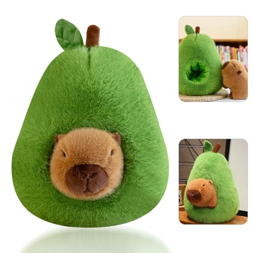 Capybara PlüSchtier, 35 cm Avocado Capybara Plüschtier, Plüschfigur Kuscheltier Capybara, Weiches Kuscheliges Kuscheltiere Mit Abnehmbarer, Simulation Capybara Plüschtier für Home Deko Geburtstag Capybara PlüSchtier, 35 cm Avocado Capybara Plüschtier, Plüschfigur Kuscheltier Capybara, Weiches Kuscheliges Kuscheltiere Mit Abnehmbarer, Simulation Capybara Plüschtier für Home Deko Geburtstag von Dawumin