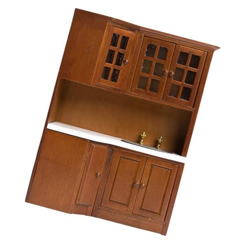 1/12 Dollhouses Küchenschrank Miniaturmöbel Mit Modernen Designs Waschbecken Für Handwerksprojektmodelldekoration 1/12 Dollhouses Küchenschrank Miniaturmöbel Mit Modernen Designs Waschbecken Für Handwerksprojektmodelldekoration von Dawutocap