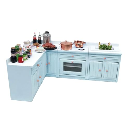 1/12 Dollhouses Miniatur Küchenschrank Mit Kochherd Küche Hautpuppenhäuser Möbel Für Realistisches Spiel 1/12 Dollhouses Miniatur Küchenschrank Mit Kochherd Küche Hautpuppenhäuser Möbel Für Realistisches Spiel von Dawutocap