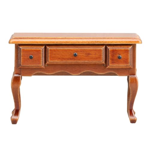 1/12 Skala Miniatur Desk Dollhouses Accessoire Möbel Für Bibliotheks Und Studienraum Decors Mit 3 Faszinierenden Schubladen 1/12 Skala Miniatur Desk Dollhouses Accessoire Möbel Für Bibliotheks Und Studienraum Decors Mit 3 Faszinierenden Schubladen von Dawutocap