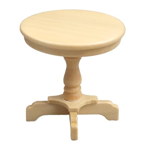 1:12 Miniatur Möbel Holz Runder Beistelltisch Vintage Puppenhäuser Minis Möbel Puppenhäuser Dekorationen Zubehör 1:12 Miniatur Möbel Holz Runder Beistelltisch Vintage Puppenhäuser Minis Möbel Puppenhäuser Dekorationen Zubehör von Dawutocap