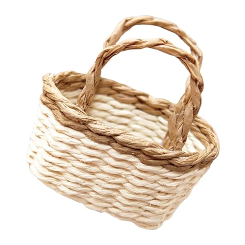 Dawutocap 1/12 Skala Miniatur Gewebter Korb Für Puppenhäuser Sammler Wickerwork Punnet Dollhouses Accessoire Small Woven Korb Dawutocap 1/12 Skala Miniatur Gewebter Korb Für Puppenhäuser Sammler Wickerwork Punnet Dollhouses Accessoire Small Woven Korb von Dawutocap