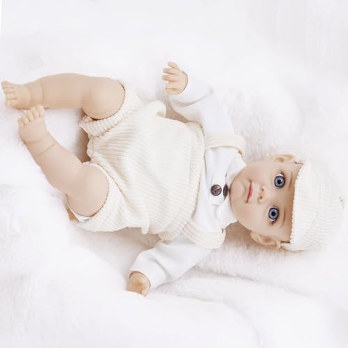 Dawutocap 14inch Neugeborene Baby Boy Dolls In Vinyls Perfekt Für Eltern Kind Interaktion Kinderfreundlicher Realistischer Junge Dawutocap 14inch Neugeborene Baby Boy Dolls In Vinyls Perfekt Für Eltern Kind Interaktion Kinderfreundlicher Realistischer Junge von Dawutocap