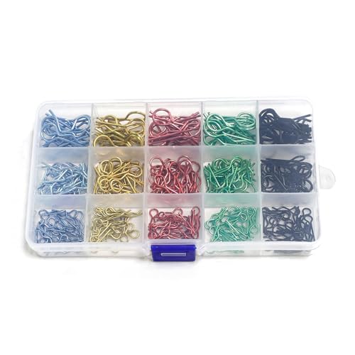 Dawutocap 260pcs Fernbedienungskörperklammern Eisenstifte Für 1/8 1/10 Skalierung Auto Buntes Clips Austausch Dawutocap 260pcs Fernbedienungskörperklammern Eisenstifte Für 1/8 1/10 Skalierung Auto Buntes Clips Austausch von Dawutocap