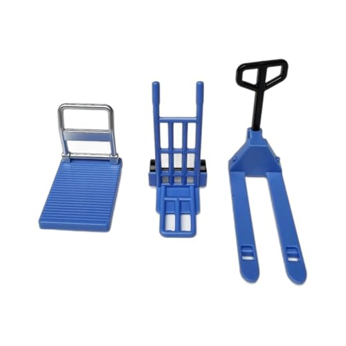 Dawutocap 3pcs Dollhouses Engineering Tools Handcart Gabelstapler In 1/12 Skala Zum Erstellen Von Miniaturlagern Dawutocap 3pcs Dollhouses Engineering Tools Handcart Gabelstapler In 1/12 Skala Zum Erstellen Von Miniaturlagern von Dawutocap
