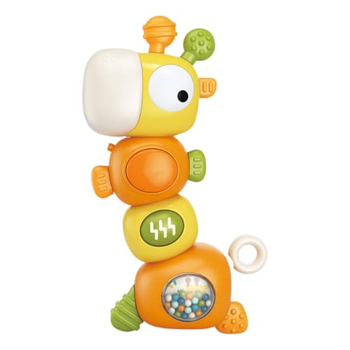 Dawutocap Cartoon Giraffe Säuglings Zahnen Rasselspielzeug Für Babys Mit Rotierenden Körper Und Musiklicht Elektrische Rassel Teether Spielzeug Dawutocap Cartoon Giraffe Säuglings Zahnen Rasselspielzeug Für Babys Mit Rotierenden Körper Und Musiklicht Elektrische Rassel Teether Spielzeug von Dawutocap