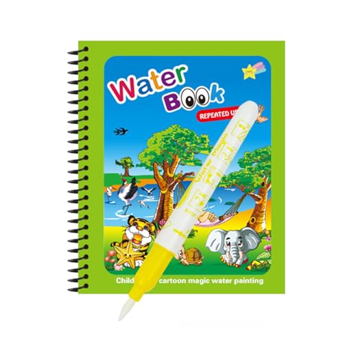 Dawutocap Childrens Wasser Aktiviert Malbücher Tragbare Verschüttungssicherheit Bildungsaktivität Set Entwickeln Von Handaugenkoordination Wiederverwendbare Wasserzeichnungsbücher Für Kinder Dawutocap Childrens Wasser Aktiviert Malbücher Tragbare Verschüttungssicherheit Bildungsaktivität Set Entwickeln Von Handaugenkoordination Wiederverwendbare Wasserzeichnungsbücher Für Kinder von Dawutocap