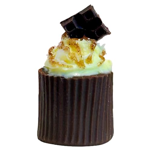 Dawutocap Dollhouses Small Cupcake Schokoladenstile Bastelmittel Für Küchendekoration Oder Handgefertigte Geschenke Täglich Gebrauch von Dawutocap