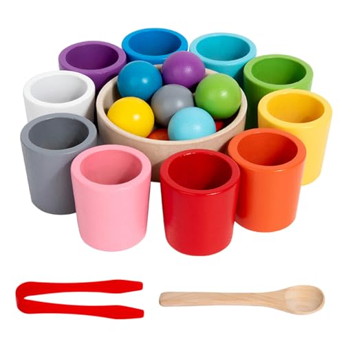 Dawutocap Farbsortierbecher Und Bälle Spielzeug Für Die Frühkindliche Ausbildung Und Handkenntnisse Und Trainingsaktivität Dawutocap Farbsortierbecher Und Bälle Spielzeug Für Die Frühkindliche Ausbildung Und Handkenntnisse Und Trainingsaktivität von Dawutocap