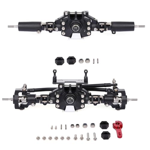 Dawutocap Fernbedienungsauto Vorderen Hintermetallachse Achsen Achselbau Ersatzteil Für SCX10 90046 1:10 Modellkrieber Modifizierte Kits Dawutocap Fernbedienungsauto Vorderen Hintermetallachse Achsen Achselbau Ersatzteil Für SCX10 90046 1:10 Modellkrieber Modifizierte Kits von Dawutocap
