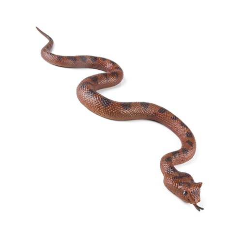 Dawutocap Gummischlangenspielzeug Realistisches Schlangenmodell Spielzeug Für Gartenvogelschmerzen Und Halloween Streich Props Schlangenmodell von Dawutocap