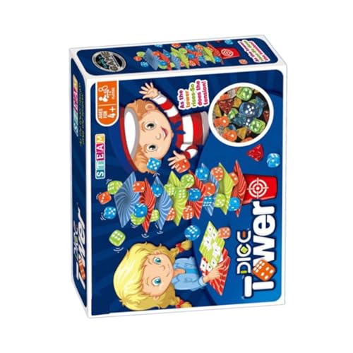 Dawutocap Handfähigkeitstraining Dices Tower Stacking Spiel Für Party Night Herausforderndes Turmausgleichsblockstapelspielzeug Für Alle Altersgruppen Dawutocap Handfähigkeitstraining Dices Tower Stacking Spiel Für Party Night Herausforderndes Turmausgleichsblockstapelspielzeug Für Alle Altersgruppen von Dawutocap