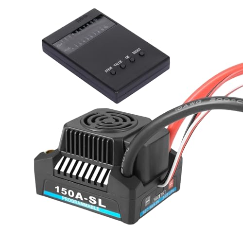 Dawutocap Hochleistungen Fernbedienungssteuerauto Bürstenloser Motor 120A/150A 120A/150A Combo Für 1/10 Modellauto Programmierkarte Dawutocap Hochleistungen Fernbedienungssteuerauto Bürstenloser Motor 120A/150A 120A/150A Combo Für 1/10 Modellauto Programmierkarte von Dawutocap