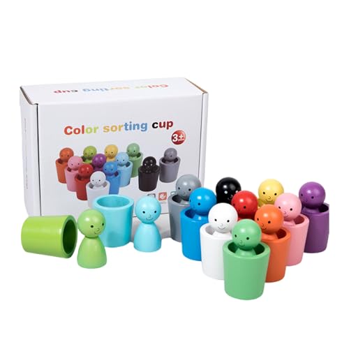Dawutocap Hölzerne Pegpuppen Farb Passende Playset Spielzeug Für Kinder Die Feine Motorische Fähigkeiten Und Familieninteraktionsspielzeug Verbessern Dawutocap Hölzerne Pegpuppen Farb Passende Playset Spielzeug Für Kinder Die Feine Motorische Fähigkeiten Und Familieninteraktionsspielzeug Verbessern von Dawutocap