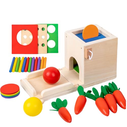 Dawutocap Hölzernen Sensorischer Bildungslernwürfel Mit Karotten Ziehen Farblernenfischerei Und Peg Brettspiel Dawutocap Hölzernen Sensorischer Bildungslernwürfel Mit Karotten Ziehen Farblernenfischerei Und Peg Brettspiel von Dawutocap