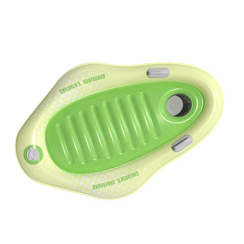 Dawutocap Kinder Aufblasbare Paddelbrett Mit Verstärkten Griffen Schnelle Presse Pumpen Easy Setup Tragbares Wasserfahrzeugverdickter PVC Wasser Schwimmer von Dawutocap