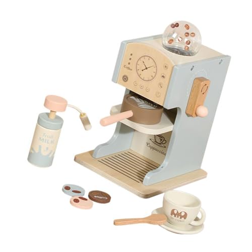 Dawutocap Kinder Holzkaffeemaschine Spielzeug Mit Schleifern Kleinkind Vorstellen Küchenzubehör Holzspielzeug Für Kinder Kleinkind Zu Spielen Dawutocap Kinder Holzkaffeemaschine Spielzeug Mit Schleifern Kleinkind Vorstellen Küchenzubehör Holzspielzeug Für Kinder Kleinkind Zu Spielen von Dawutocap