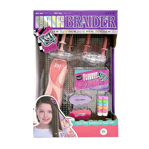 Dawutocap Kreatives Haar Flechten Werkzeugmaschine Frisur Flechten Kits Friseur Elektrel Braider Für Kleinkindmädchen Anwesend von Dawutocap