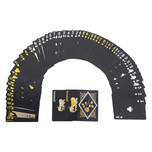 Dawutocap Luxuriöse wasserdichte Plastikspielkarten Frosted Deck Card Mit Gold Folie Square Shimmering Set Für Partyspiele Dawutocap Luxuriöse wasserdichte Plastikspielkarten Frosted Deck Card Mit Gold Folie Square Shimmering Set Für Partyspiele von Dawutocap
