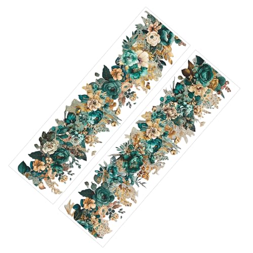 Dawutocap Mehrzweck 2 M Langes Roll Roll Stall Zierband Mit Lebendigen Vier Staffelblumen Für Und Bürodekoration Präsentiert Dawutocap Mehrzweck 2 M Langes Roll Roll Stall Zierband Mit Lebendigen Vier Staffelblumen Für Und Bürodekoration Präsentiert von Dawutocap