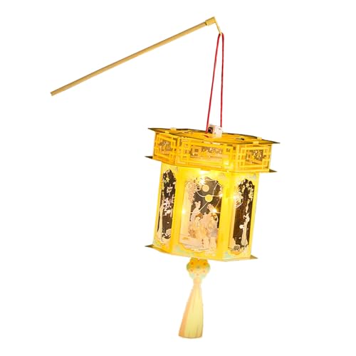 Dawutocap Midautumn Craft Hexagonal Lampe Supply Kits Für Haus Und Schulaktivität Chinesische Traditionelle Dekoration Dawutocap Midautumn Craft Hexagonal Lampe Supply Kits Für Haus Und Schulaktivität Chinesische Traditionelle Dekoration von Dawutocap