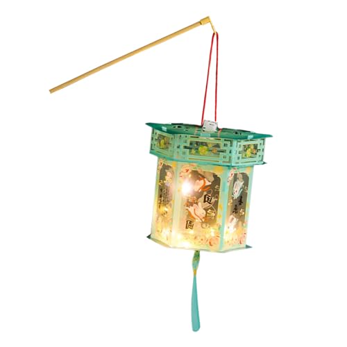 Dawutocap Midautumn Craft Hexagonal Lampe Supply Kits Für Haus Und Schulaktivität Chinesische Traditionelle Dekoration von Dawutocap