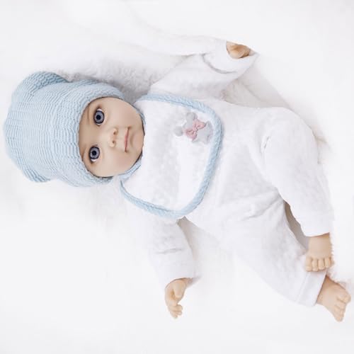 Dawutocap Multifunktional Charm Playmatea Babypuppen Weiche Materialien Mit Realistischen Augen Tragbar Für Kinder Von 18 Monaten Dawutocap Multifunktional Charm Playmatea Babypuppen Weiche Materialien Mit Realistischen Augen Tragbar Für Kinder Von 18 Monaten von Dawutocap