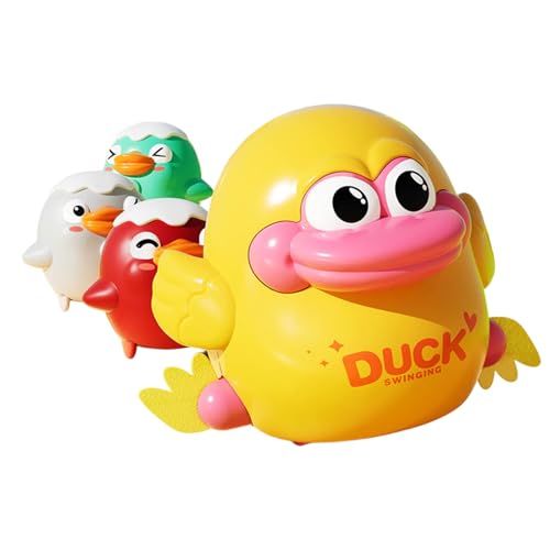 Dawutocap Pack Von 4 Cartoon Crawling Toy Für Kinder Schöne Entenfiguren Mit Magnetischer Verbindung Und Windup Design Dawutocap Pack Von 4 Cartoon Crawling Toy Für Kinder Schöne Entenfiguren Mit Magnetischer Verbindung Und Windup Design von Dawutocap