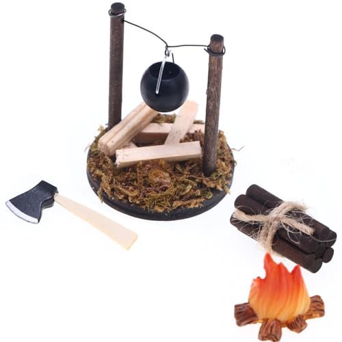 Dawutocap Pädagogische Puppenhouses Kochkochgeschirr Hängende Töpfe Dollhouses 1:12 Skala Realistische Utensilien Brennholzmodell Dawutocap Pädagogische Puppenhouses Kochkochgeschirr Hängende Töpfe Dollhouses 1:12 Skala Realistische Utensilien Brennholzmodell von Dawutocap