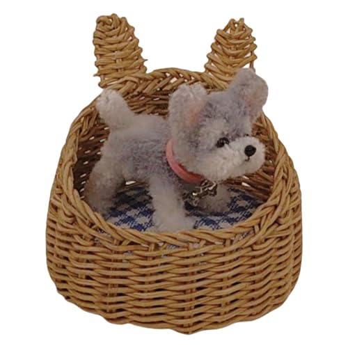 Dawutocap Rattan Dollhouses Korb Für Puppenhäuser Miniatur Tun Game Hundebett Kollektible Miniatur Hundebett Korb Dawutocap Rattan Dollhouses Korb Für Puppenhäuser Miniatur Tun Game Hundebett Kollektible Miniatur Hundebett Korb von Dawutocap