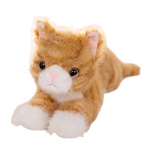 Dawutocap Realistics Robuste Plüschkatzen Spielzeug Spielzeug Weichgefüllte Katzenfreunde Bastelmittel Für Kinder Täglich Nutzung Home Dekoration von Dawutocap