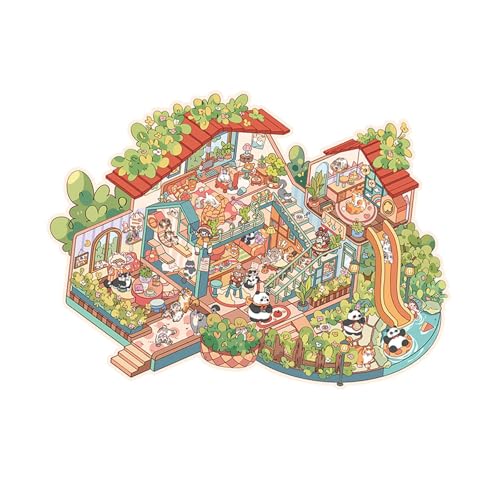 Dawutocap Realistische Miniaturvilla 3D Szenenaufkleber Für Notebooks Scrapbooking Wall Und Creative Project Dekoration Dawutocap Realistische Miniaturvilla 3D Szenenaufkleber Für Notebooks Scrapbooking Wall Und Creative Project Dekoration von Dawutocap