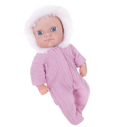 Dawutocap Realistische Vinyls Babypuppen 8 Zoll Mit Eimerhut Overalls Für Kinder Spielen Realistische Babyneus EIN Dawutocap Realistische Vinyls Babypuppen 8 Zoll Mit Eimerhut Overalls Für Kinder Spielen Realistische Babyneus EIN von Dawutocap