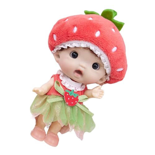 Dawutocap Realistische Vinyls Girl Babypuppen 4inch Mit Schönem Kleid Für Kinder Spielen Realistische Babyneus EIN Schlafen Spielzeug Weich Dawutocap Realistische Vinyls Girl Babypuppen 4inch Mit Schönem Kleid Für Kinder Spielen Realistische Babyneus EIN Schlafen Spielzeug Weich von Dawutocap