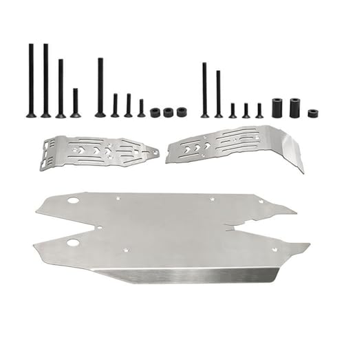 Dawutocap Schützender Robuster Edelstahl Skid Platten Zubehör Für 1/8 Mojaves Spielzeugfahrzeuge Mit Vorderen Und Hinteren Rüstungswächtern Dawutocap Schützender Robuster Edelstahl Skid Platten Zubehör Für 1/8 Mojaves Spielzeugfahrzeuge Mit Vorderen Und Hinteren Rüstungswächtern von Dawutocap